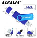 64Gb Accalia USB флеш-накопитель, гибрид