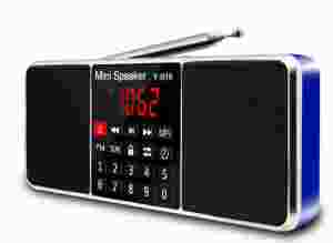 Lefon Y618 Цифровий FM-радіоприймач, Стерео MP3-плеєр