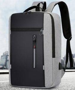 Купить Робочий рюкзак для поїздок, бізнес-сумка для ноутбука з декількома кишенями, USB для заряджання   