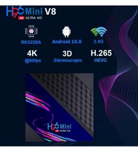 Медиаплеер (ТВ-приставка, смарт приставка) H96 Mini V8 TV Stick Android  RK3228A Smart TV Box 2/16GB