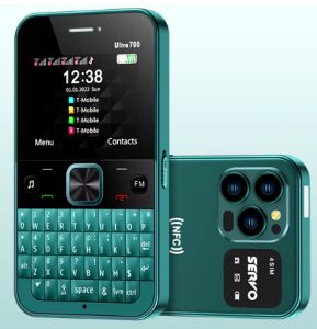 Купить  SERVO Ultra700 мобільний телефон, 4 SIM, Повна клавіатура, NFC, швидкий виклик, ліхтарик
