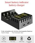 Pujimax N4008 Зарядное устройство для аккумуляторов АА/ААА 4 слота