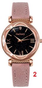 Купить Gogoey 4417 кварцевые женские часы с кожаным ремешком